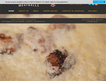 Tablet Screenshot of housemeatballs.com
